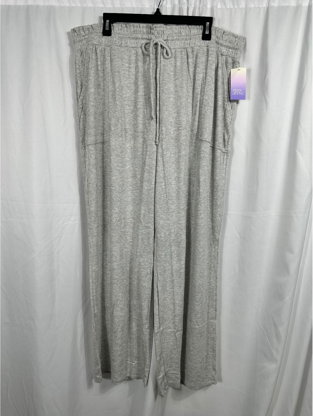 Stars Above Heather Grey Relaxed Fit Lounge Pants 1X